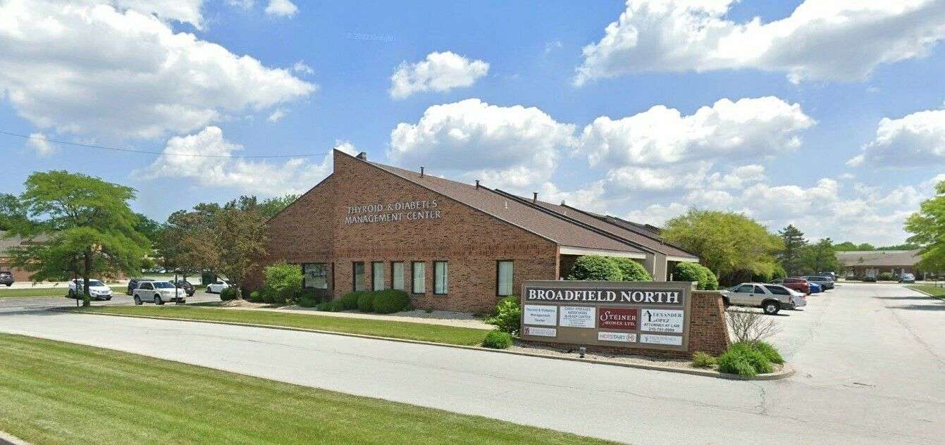 Exterior view of Broadfield Square North at 8903 Broadway in Merrillville, Indiana
